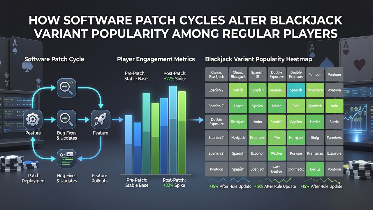 Blackjack-Varianten nach Software-Patches im Vergleich